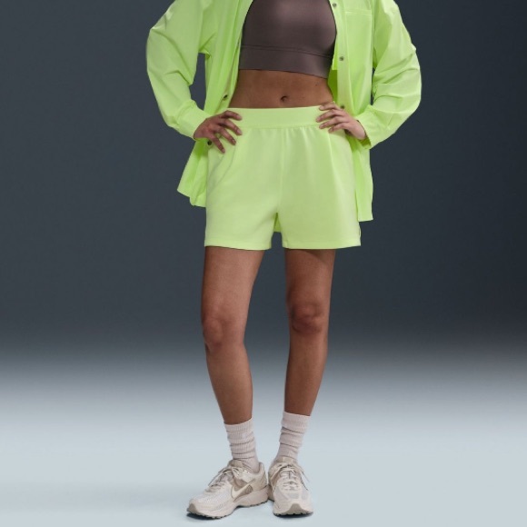 Nike Pants - Nike Bright Lime Women's Athletic Shorts